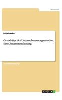 Grundzüge der Unternehmensorganisation. Eine Zusammenfassung