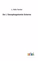 De L´Oesophagotomie Externe