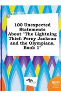 100 Unexpected Statements about the Lightning Thief