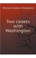 Two cadets with Washington: (English)
