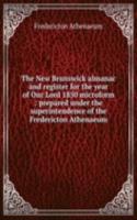 New Brunswick almanac and register for the year of Our Lord 1850 microform