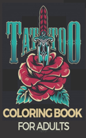 Tattoo Coloring Book For Adults