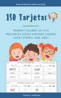 150 Tarjetas Primeras Palabras de Alta Frecuencia Kinder Aprender Jugando Cartas Español para Niños