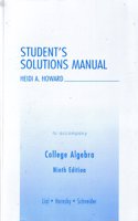 Student Solutions Manual