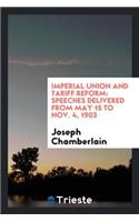 Imperial Union and Tariff Reform