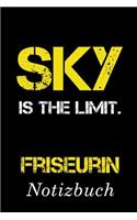 Sky Is The Limit Friseurin Notizbuch