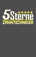 5 Sterne Zahntechniker: Gepunktetes Notizbuch mit 120 Seiten - 15x23cm (in etwa DIN A5)