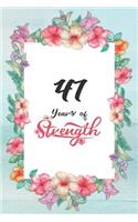 47th Birthday Journal