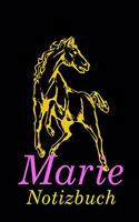 Pferd Marie Notizbuch