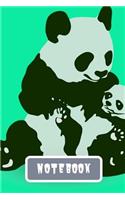 Notebook: Panda notebook, panda gifts for girl, this is a perfect panda gifts, blank journal, notebook to write in