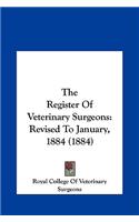 The Register of Veterinary Surgeons