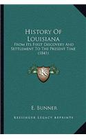 History Of Louisiana