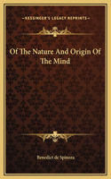 Of The Nature And Origin Of The Mind