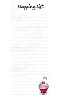 Shopping List - Cupcake