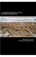 California Real Estate Exempt Offerings