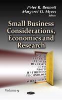 Small Business Considerations, Economics and Research