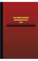 Customer Service Representative Log (Logbook, Journal - 124 pages, 6 x 9 inches)