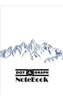 Notebook Dot-grid,graph Snowy Mountain