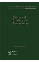 Polynomial Invariants of Finite Groups