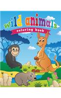 Wild Animals Coloring Book