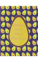 Weekly Shit Meal Planner: 52 Weeks to Plan Shit Meal-Large Size 8.5 x 11-Include: Freezer Inventory, Week Meal Planner, Shopping List, Notes-Shit Gifts-Easy Help in the Kitch