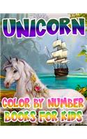 Unicorn Color By Number Books For Kids