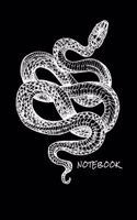 Notebook: Dangerous Snake - Journal for writing I Composition Book I Blank paper with integrated page numbers l Narrow Ruled I Diary I 120 Pages I "6x9" I A5 