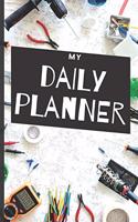 Daily Planner Notepad For Electricians - My Daily Planner: Funny Electricians Gift - Daily Planner 3 Month One Page Per Day - Daily Planner Undated Productivity Journal Blank Date - Daily Planner Pocket Size