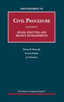 2020 Supplement to Civil Procedure, Rules, Statutes, and Recent Developments