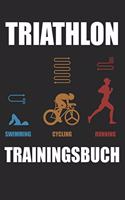 Triathlon Trainingsbuch: Triathlon Training - Ironman Trainingsbuch A5, Triathlontraining für Einsteiger