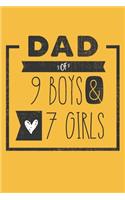 DAD of 9 BOYS & 7 GIRLS