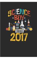 Science Boy Since 2017: Graph Paper Notebook - Scientist, Student And Teacher Gift Idea