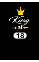 king at 18