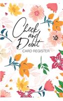 Check and Debit Card Register