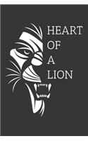 Heart Of A Lion Notebook