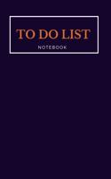 To Do List Notebook - Libreta - Cahier - Taccuino - Notizbuch