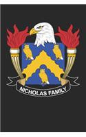 Nicholas: Nicholas Coat of Arms and Family Crest Notebook Journal (6 x 9 - 100 pages)