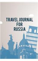 Travel Journal For Russia: 120 Page Lined Traveling Journal, Diary, & Planner Gift