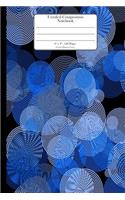 Unruled Composition Notebook. 6" x 9". 120 Pages. Circles Pattern Cover