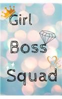 Girl Boss Squad: Doodle Diary & Drawing Journal 120 pages Dot Grid Paper; Present for Teen/Tween Girl (Boss Squad Notebook)