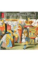British Library - Alice in Wonderland mini wall calendar 2019 (Art Calendar)