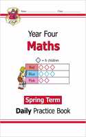 KS2 Maths Year 4 Daily Practice Book: Spring Term: (CGP Year 4 Daily Workbooks)