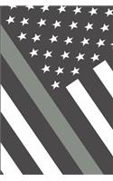 Thin Gray Line Diary: Correctional Officers Notebook, Thin Gray Line Diary, Prison Guard Journal, Correctional Officer Notebook, 6 X 9 Journal Paper with 120 Pages