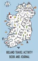 Ireland Travel Activity Book and Journal