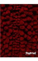 Fuzzball Journal - Lava Red: (Textured World)