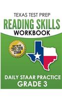 TEXAS TEST PREP Reading Skills Workbook Daily STAAR Practice Grade 3