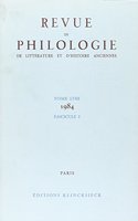 Revue de Philologie 1984/T58,1