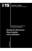 Academic Discourse - New Insights into Evaluation