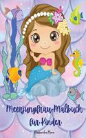 Meerjungfrau-Malbuch für Kinder