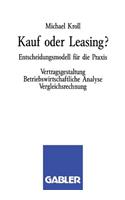 Kauf Oder Leasing?